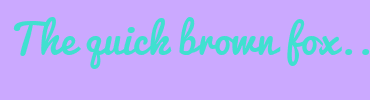 Image with Font Color 40E0D0 and Background Color CBA9FF